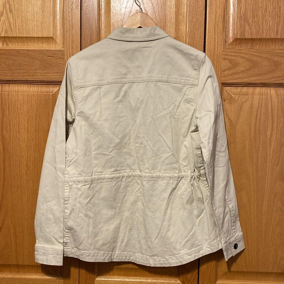 Toad & Co organic cotton utility jacket tan jacket size medium - Picture 6 of 11